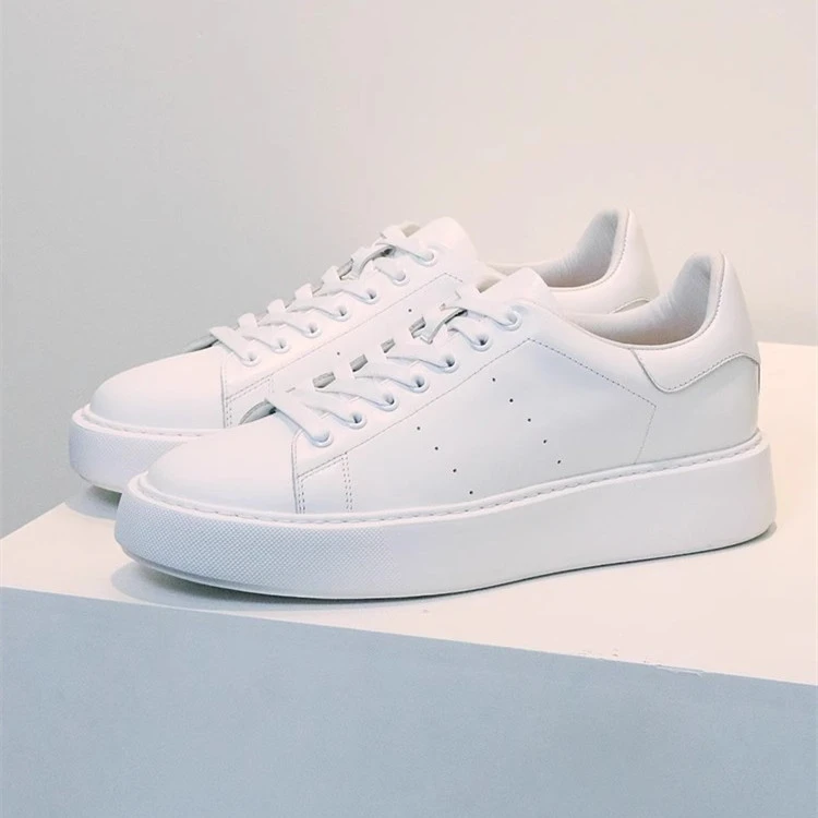 帕达索男鞋增高板鞋男厚底小白鞋