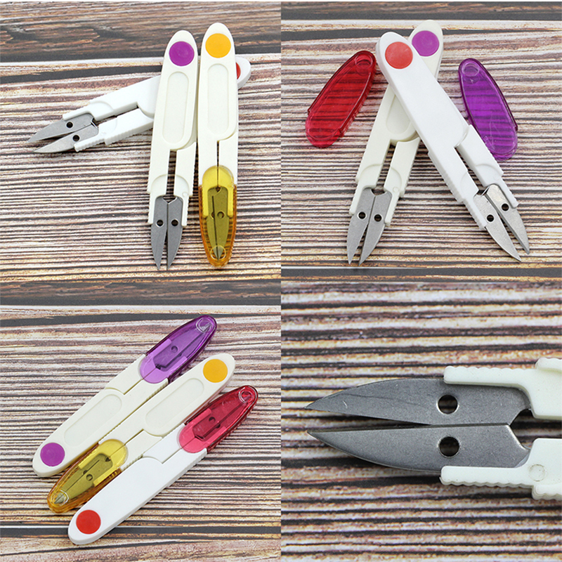 彩色线头剪刀 塑料带盖家用迷你小剪刀	 手工DIY U形十字绣剪刀在类目 电子词典/电纸书/文化用品, 裁剪用品, 剪刀中 - 来自Buy2taobao.com提供专业的淘宝代购服务