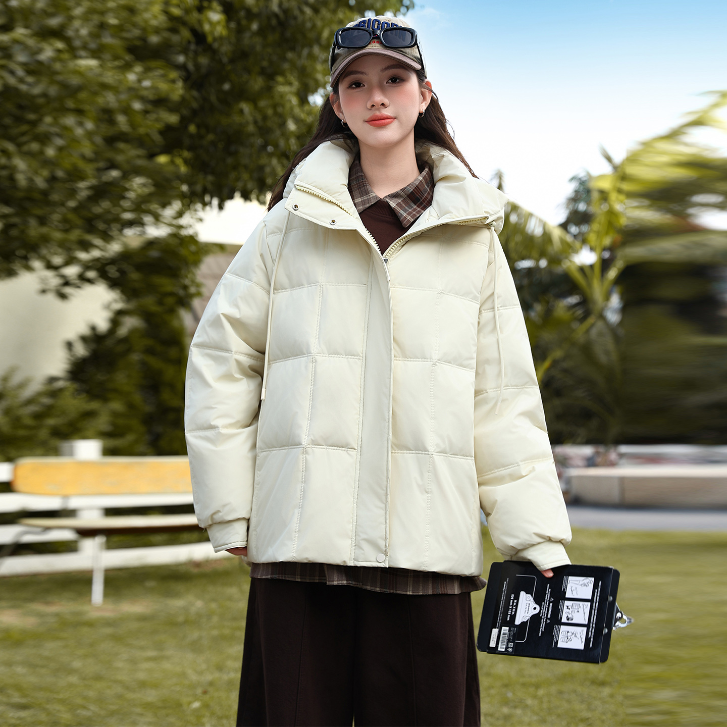 儿童羽绒服女童中长款