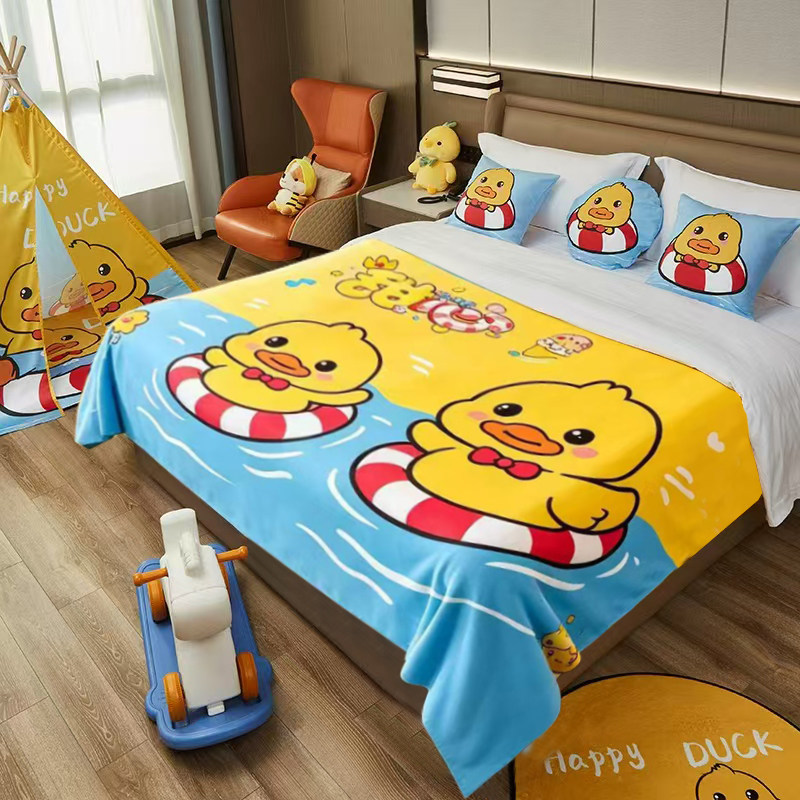 亲子房布置用品双层加厚图片