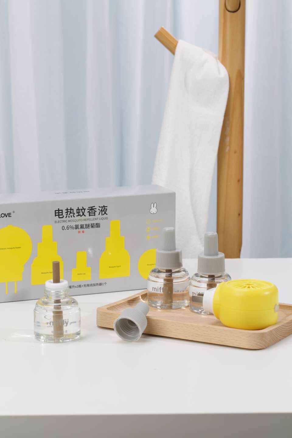 米菲蚊香液无味婴儿孕妇电蚊香幼儿童宝宝专用驱蚊液灭蚊器补充液