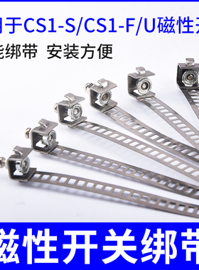 MA MI 迷你圆型气缸不锈钢扎带万能绑带方孔锁扣CS1-F/U磁性开关S