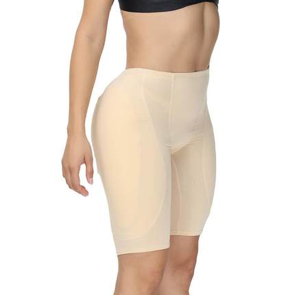 High waisted compression pants, fake buttocks, side ample