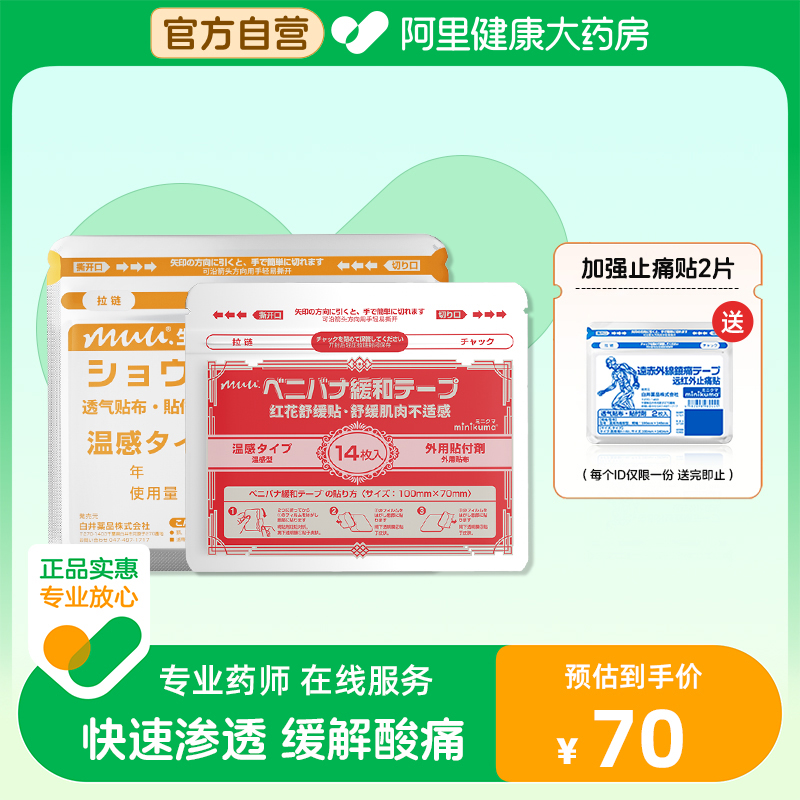 日本扭伤颈椎贴MINIKUMA关节