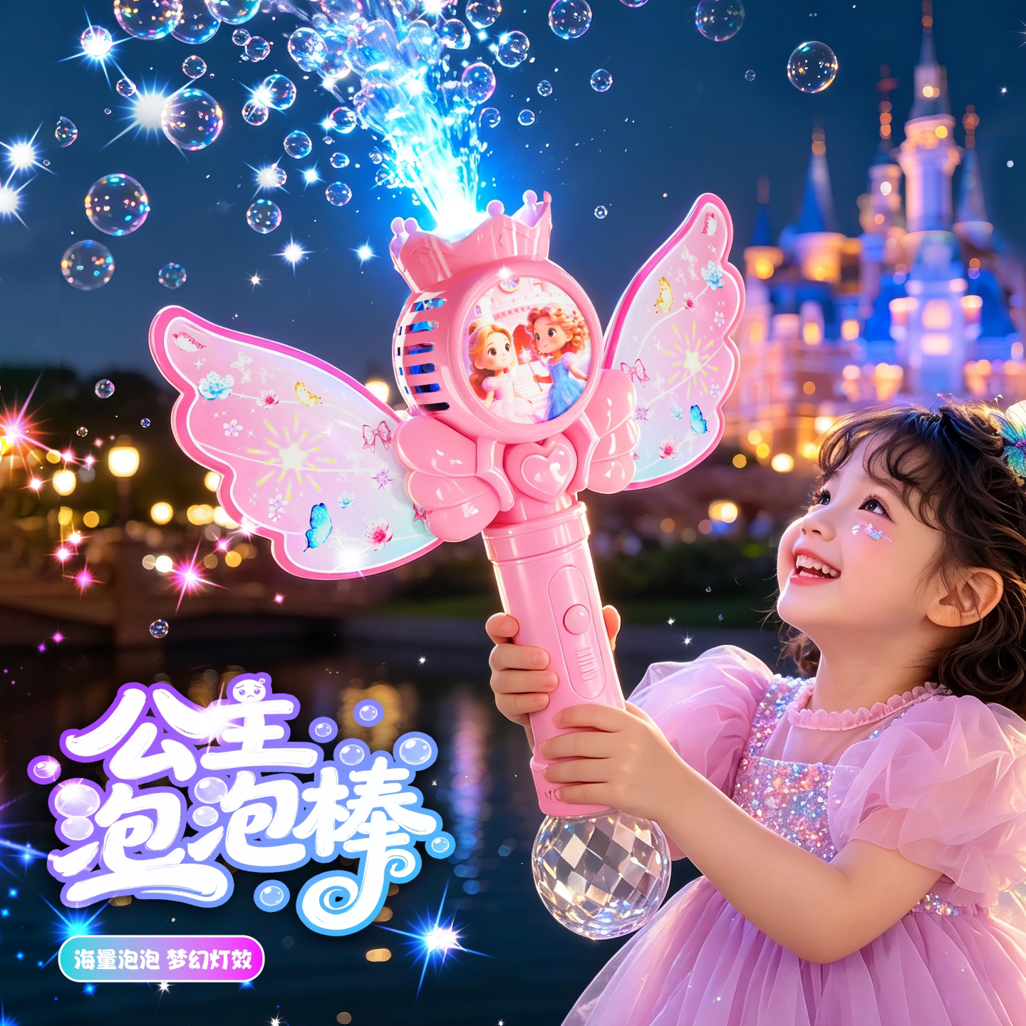 天使仙女魔法泡泡棒2026新款图片