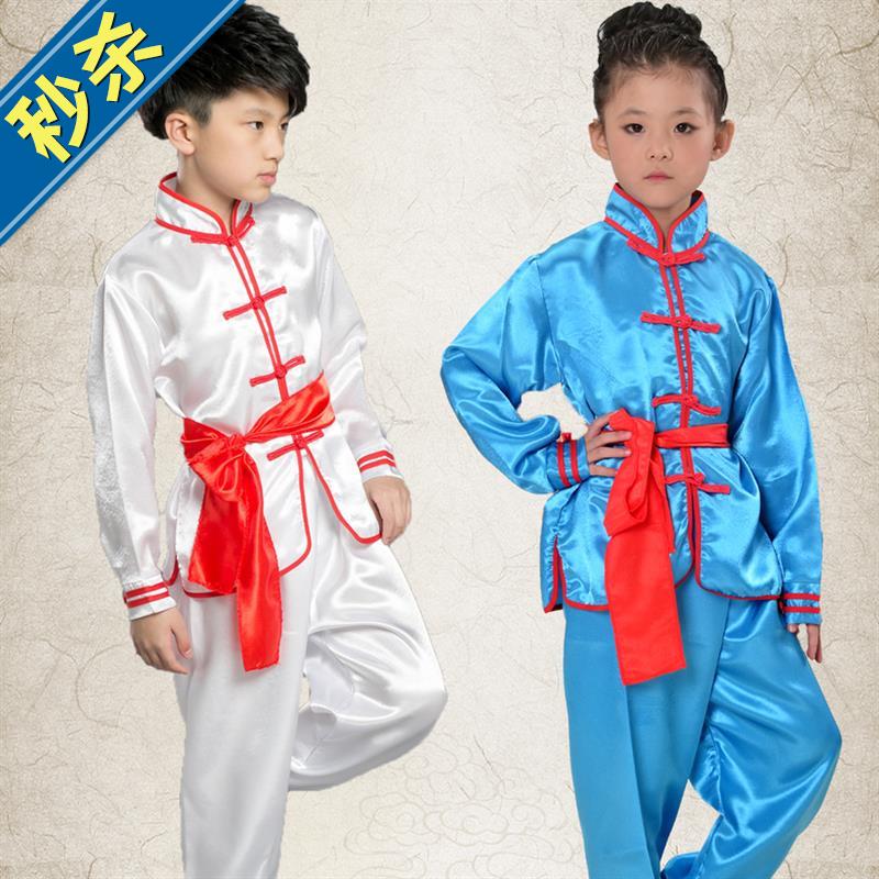 武功e六一儿童武术表演出衣服装男童短袖男孩操练功夫少林寺幼儿在类目 女装/女士精品, 唐装/民族服装/舞台服装, 民族服装/舞台装中 - 来自Buy2taobao.com提供专业的淘宝代购服务