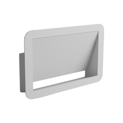 304不锈钢侧面开口垃圾桶盖暗装