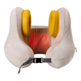 睡眠精灵U型颈椎按摩器颈部按摩枕可调节便携式 颈椎护理