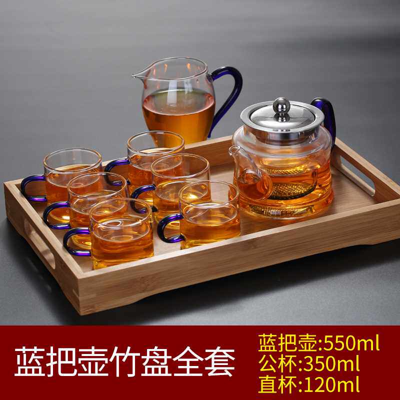 玻璃小茶杯带把6只装主人杯功夫茶具耐热家用套装迷你品茗杯。在类目 餐饮具, 茶具, 茶杯中 - 来自Buy2taobao.com提供专业的淘宝代购服务