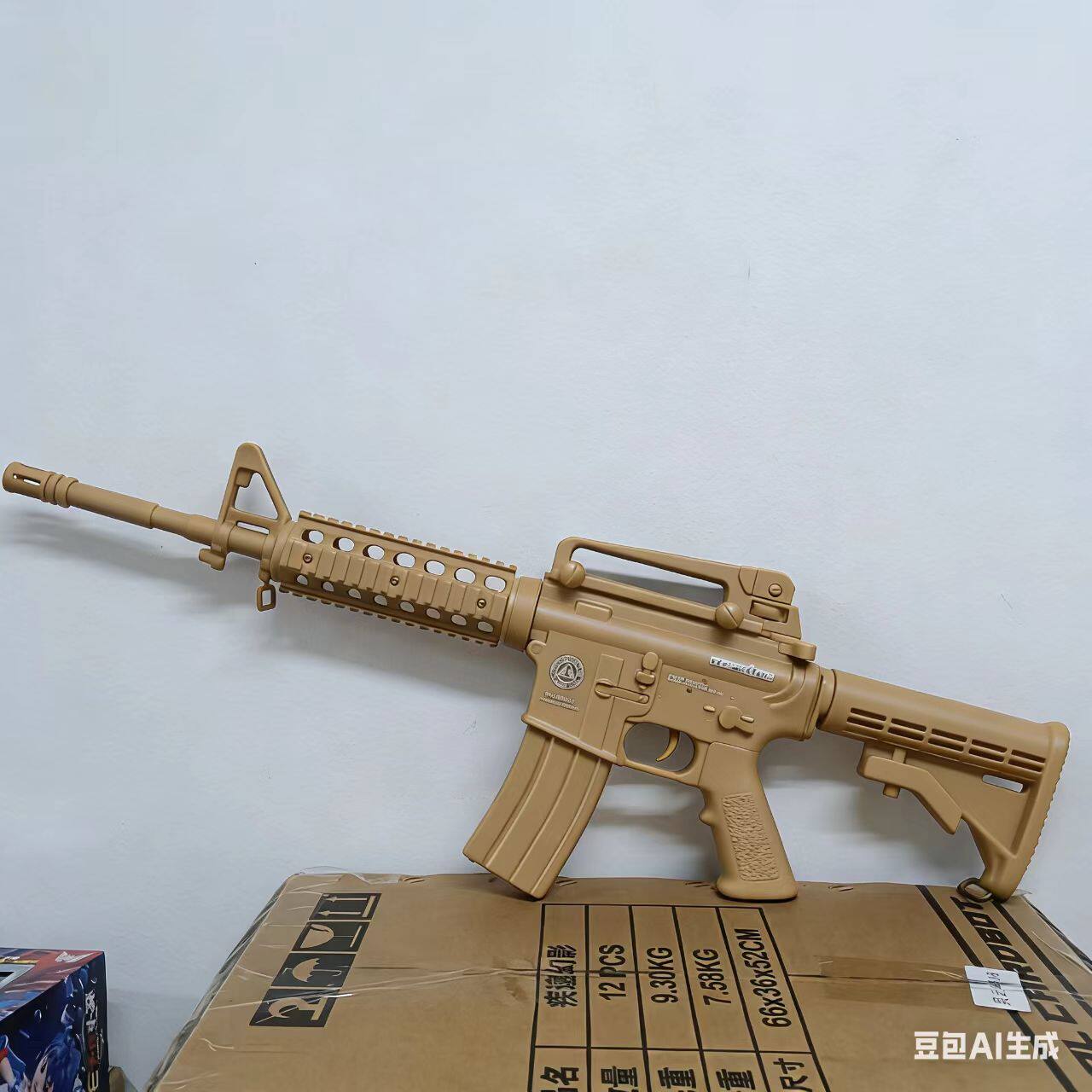 新款乐辉M4电动玩具枪尼龙版预电动玩具枪