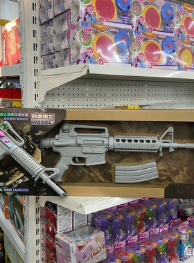 乐辉M4电动连发玩具枪巴雷特发射器儿童吃鸡装备狗杂步枪模型礼物