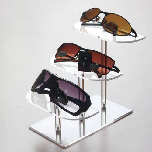 3-4 Tier Acrylic Display Risers Stand Shelf for Figures Coll