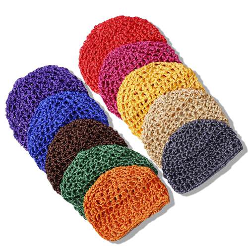 Thick line hook net hat sleeping bag 手工网帽女士纯色