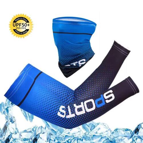 New Ice Silk Sleeve Sunscreen Cuff UV Sun Protection Arm Sle