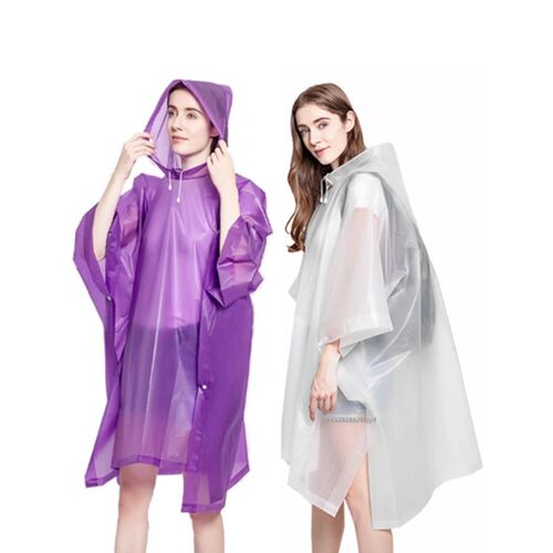 Transparent Windproof Bicycle Motorcycle Raincoat Woman Rain