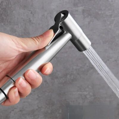 Stainless Steel Faucet Spray Gun Handheld Toilet Bidet Fauce