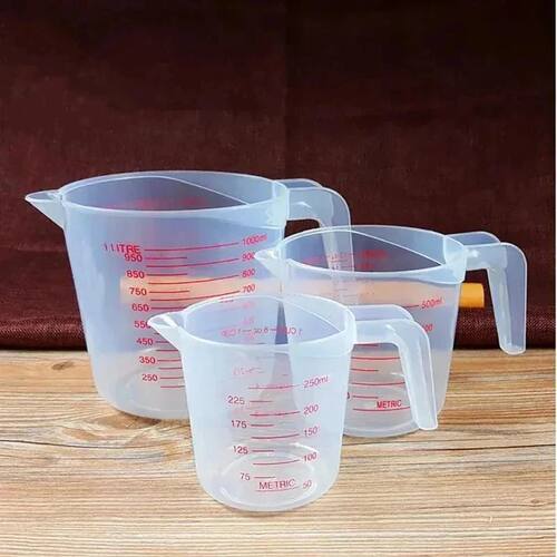 Kitchen Food Grade 0.25L 0.5L 1L Plastic Tip Mouth Pot Pour
