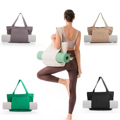 Yoga Pilates Cushion Bag Canvas Handbag Outdoor Exercise Equ