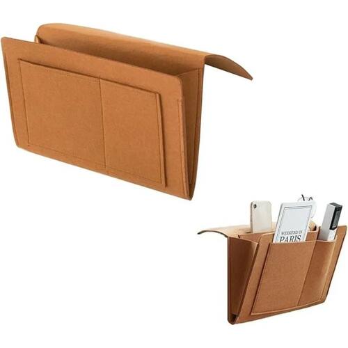 Soft Felt Hanging Storage Bag for Dorm Bedroom Sofa Organize
