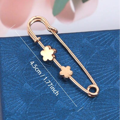Simple Waist Tighting Pin Women Brooch Buckles Suit Vintage