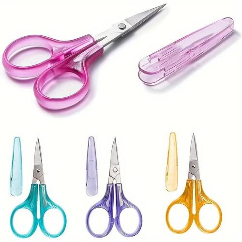 4pcs Sharp Detail Craft Scissors Set-Stainless Steel, Compac
