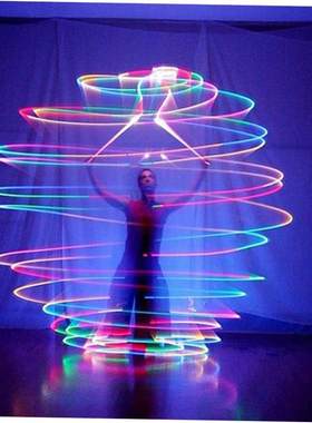 1PC LED POI Thrown Balls for Professional Belly Dance Level