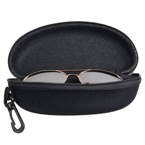Hard Shell Zipper Case for Sunglasses & Reading Glasses - Tr