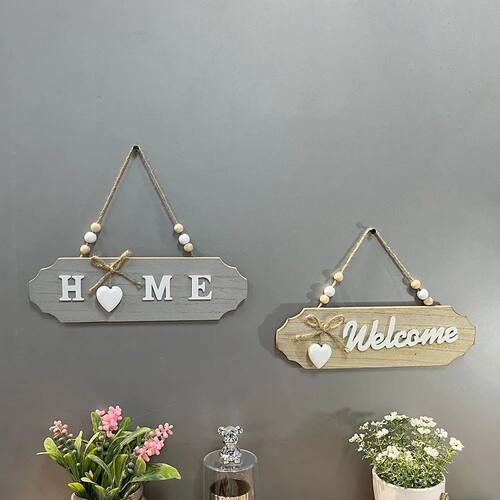 Wooden Door Sign Welcome Sign Front Door Welcome Home Decora