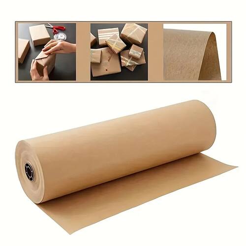 1 roll durable brown kraft paper, 30cmx30m DIY gift wrapping