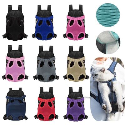 Pet Carrier Bag Breathable Dog Carrying Backpack Pet Front P