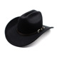 Women Jazz Western Men Cowboy Fedora hat 西部牛仔毛呢礼帽