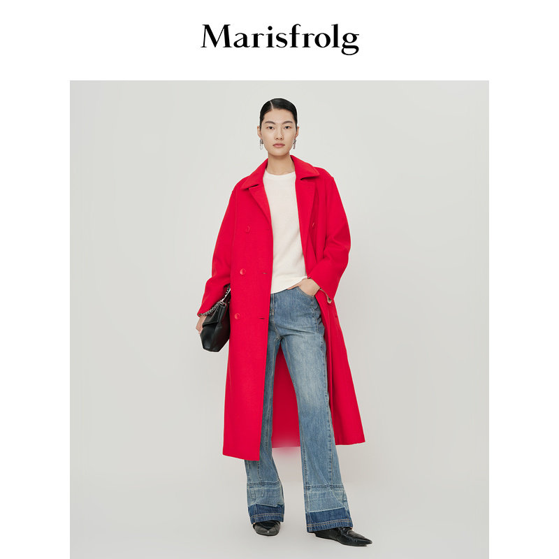Marisfrolg长款毛呢外套