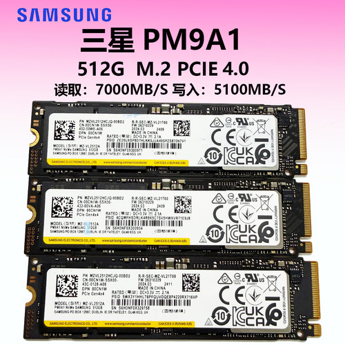 三星PM9A1/PM9F1512GSSD100