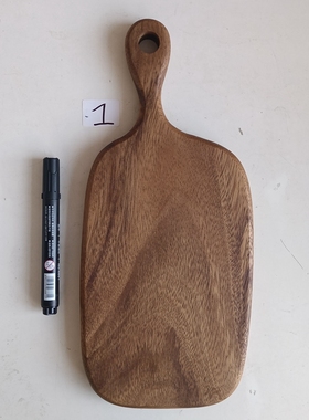 处理黑胡桃木案板家用实木无漆切水果小菜板牛排披萨摆拍面包板盘