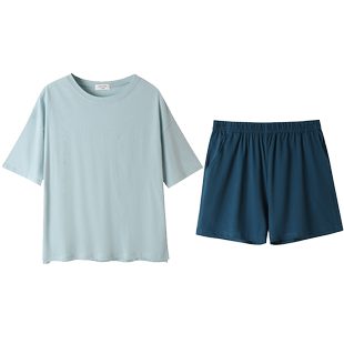 秋鹿【断码清仓一件69元】睡衣女款春夏季薄款可外穿男款家居服