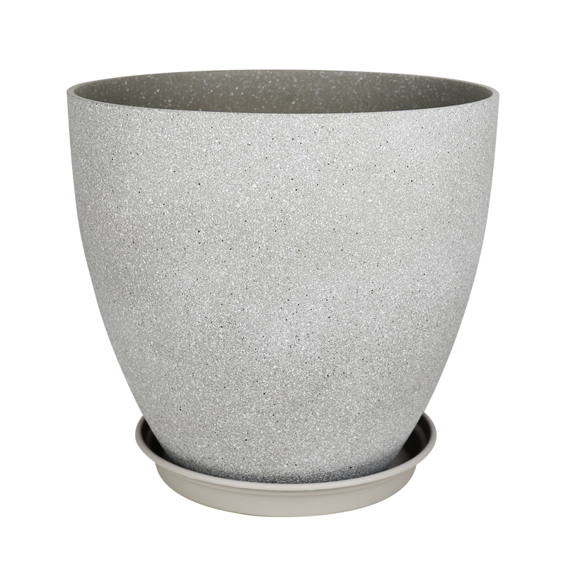 环球仿水泥塑料盆大型ins风p530