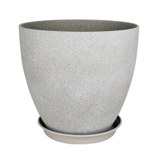 环球仿水泥塑料树脂盆大口径加仑盆ins风家居摆件龟背竹大型花盆