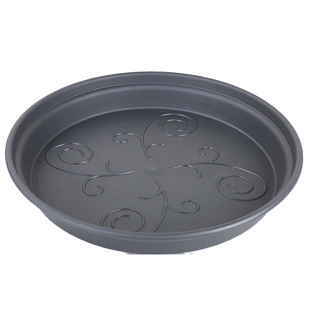 环球霍伦花盆加深加厚托盘树脂底托圆形托盘加仑盆塑料接水盘清仓