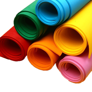 彩色海绵纸手工diy制作材料大尺寸蝴蝶结eva海绵纸贴画泡沫纸幼儿园加厚2mm1mm手工花玫瑰花绿色白色红色装饰