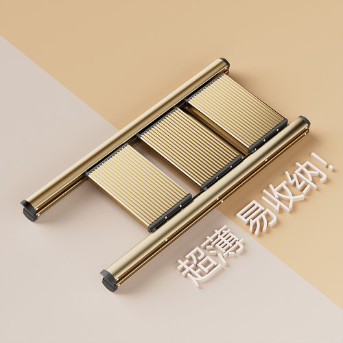 梯子家用折叠伸缩两用铝合金三步四步梯人字梯加厚多功能登高梯子