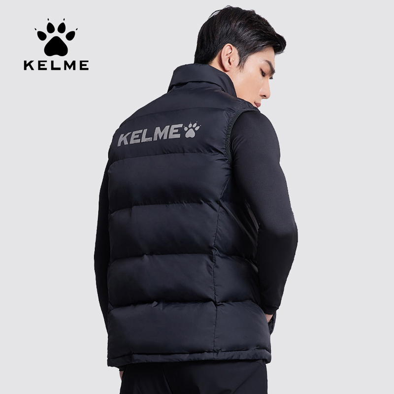 KELME卡尔美马甲羽绒棉马夹坎肩