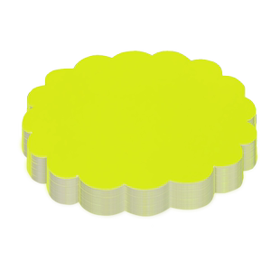 大号荧光爆炸贴空白POP广告纸纯黄色纯色超市药店化妆品服装店特价促销标价牌商品标签纸价格签手写彩色签