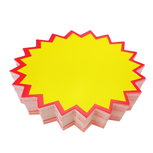 日晞爆炸贴 小号惊爆价爆炸花POP广告纸超市药店价格牌标价牌价签促销贴纸打折卡特价牌新款网红创意手写