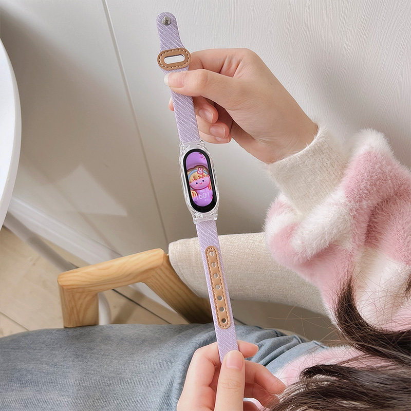 nfc版夏日男女生情侣新款创意ins风智能运动五六七代替换手腕带iboann