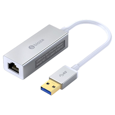 毕亚兹USB转有线网卡百兆免驱