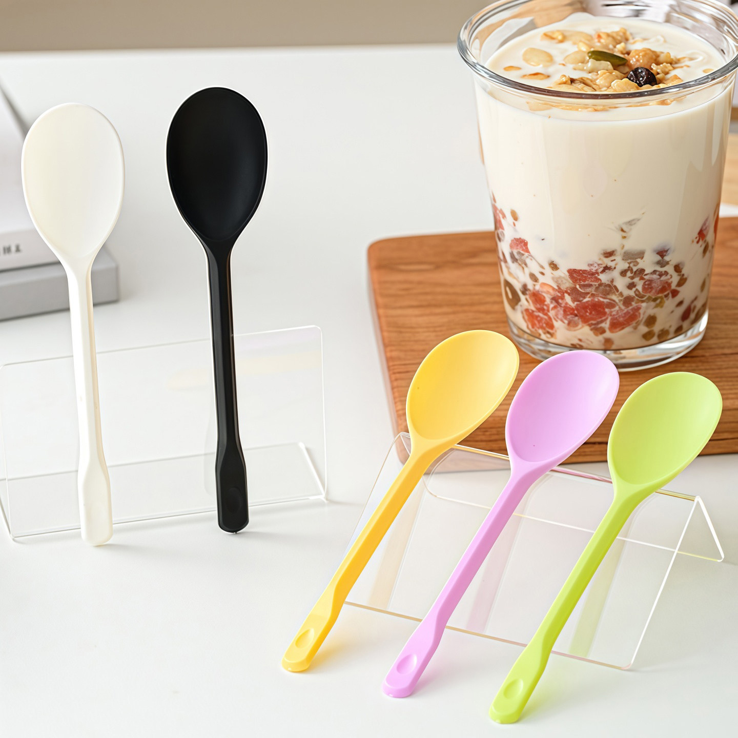 一次性塑料勺子食品级加厚独立装