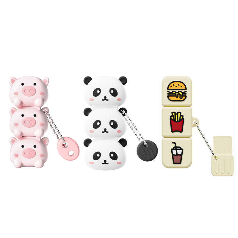 移速卡通手机U盘保护硅胶皮套女生可爱熊猫薯条猪猪可可熊香芋兔,闪存卡/U盘/存储/移动硬盘,普通U盘/固态U盘/音乐U盘,淘宝优惠券,粉丝福利购,淘宝优惠卷