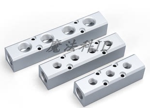 工业方形歧管块 液压/气压用/横向孔/纵向通孔BMSN/BMIAN