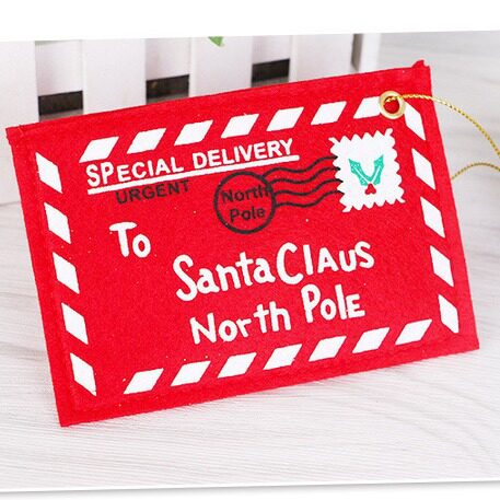 Christmas tree pendant non-woven envelope card bag圣诞卡片袋