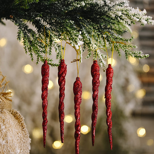Christmas tree Decoration Colored Ice Bar Pendant Magic Wand